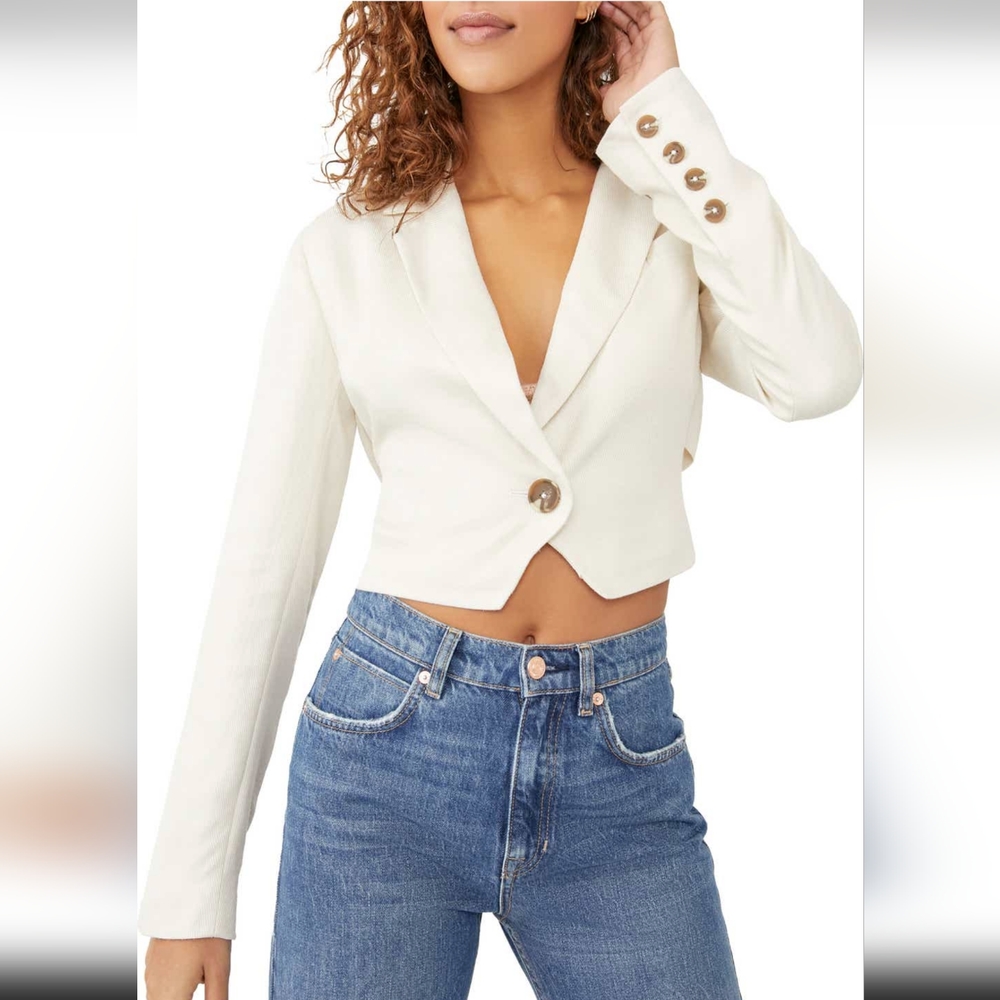 NWT Free People Got Your Back Blazer XL sold out, highly rated